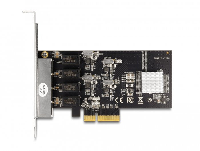 Delock Tarjeta Pci Express X4 A 4 X Rj45 Gigabit Lan