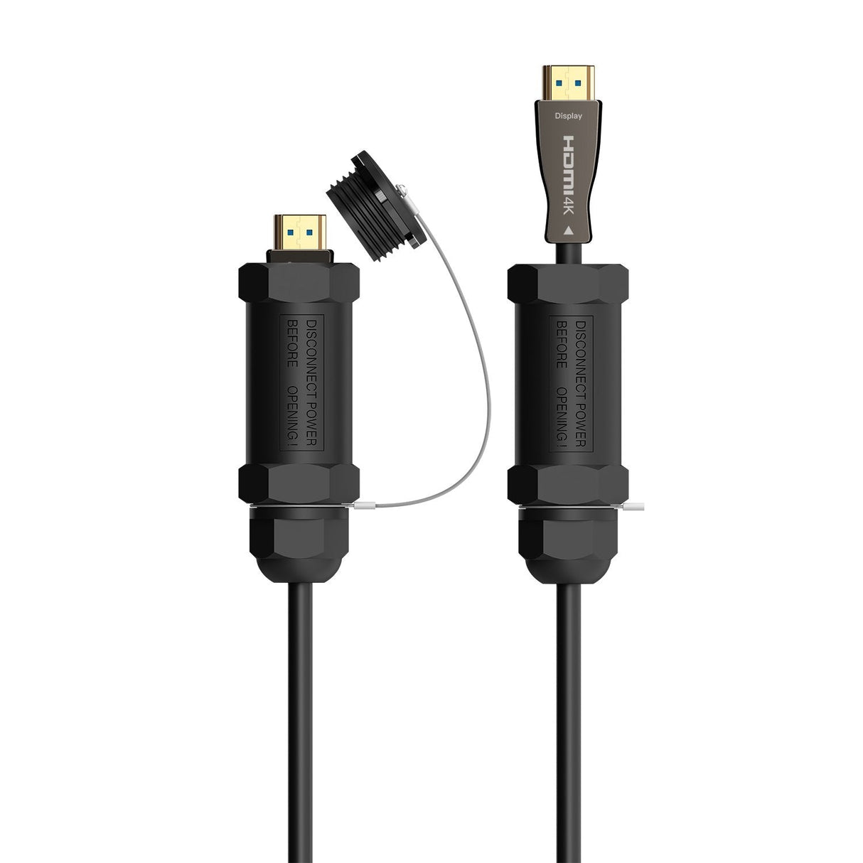 Aisens Cable Hdmi V2.1 Aoc Con Armadura Ultra Alta Velocidad / Hec 8k@60hz 4k@120hz 4:4:4 48gbps - A/M-A/M - 30m -
