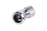 Raccord À 45° À Compresión Para Tube Ø16mm Alphacool Eiszapfen (Plateado)