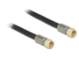 Delock Cable F Macho > F Macho Rg-6/U Quad Shield 10 M