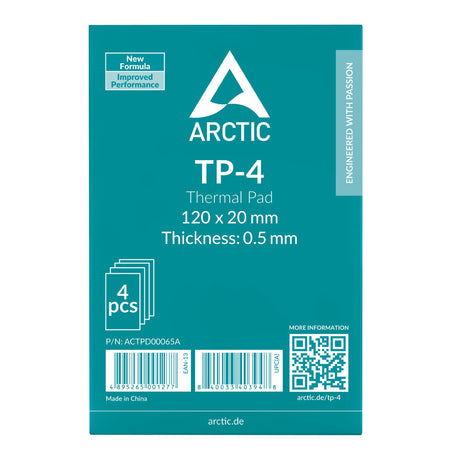 EAN 4895265001277 - ARCTIC TP-4 compuesto disipador de calor Parche térmico imagen 2