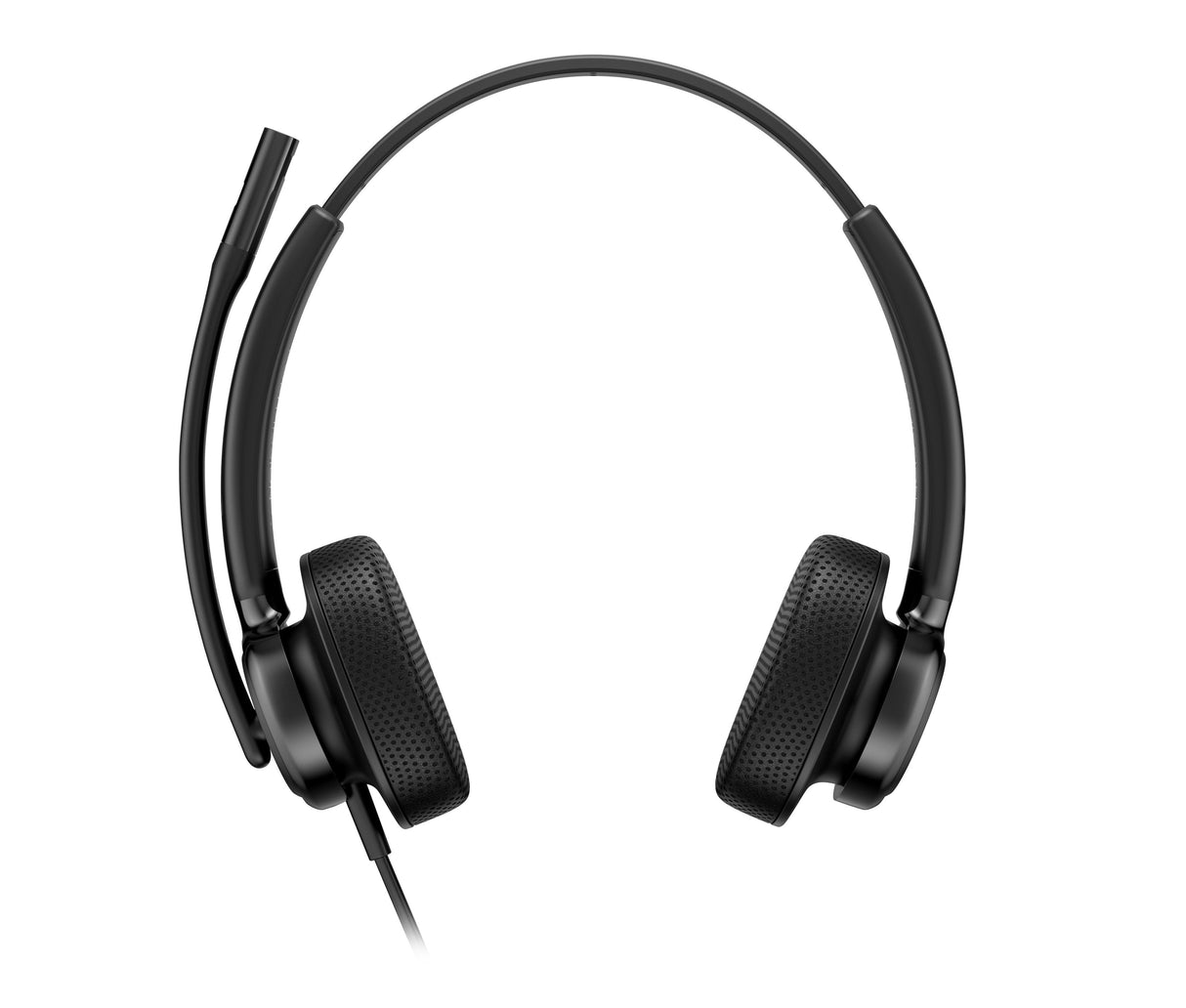Auricular Hp Poly Mission 425 Mission 400 Series En Oreja Cableado Cancelación De Sonido Activo Usb-A Usb-C Negro Certificado Por Zoom Certificado Para Equipos De Microsoft Certificado Por Google Meet Works With Chromebook Certified