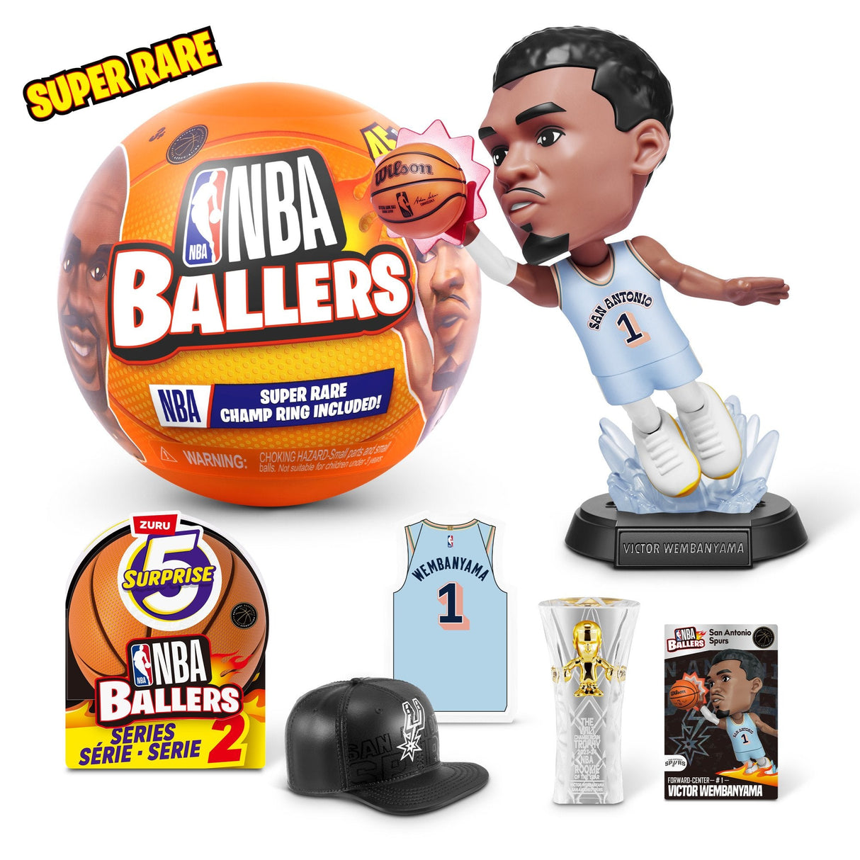 Zuru 5 Surprise - Nba Ballers Series 2, Artículo Ordenado De Personajes, Una Figura 77678gq1