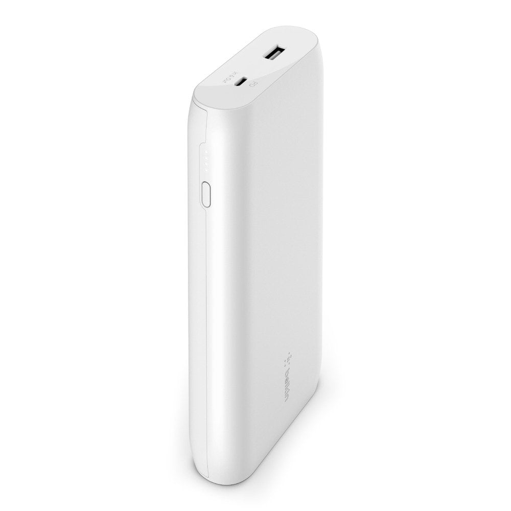 Belkin Boost Charge 30w - Batería Externa Usb-C  Cargador Portátil Con Cable 20000mah Blanca