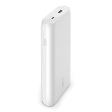 Belkin Boost Charge 30w - Batería Externa Usb-C  Cargador Portátil Con Cable 20000mah Blanca