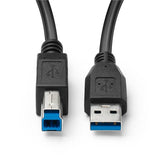 EAN 5711045504822 - Microconnect USB3.0AB2B cable USB USB 3.2 Gen 1 (3.1 Gen 1) 2 m USB A USB B Negro imagen 2