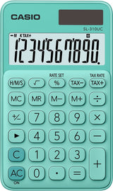 EAN 4549526612855 - Casio SL-310UC-GN calculadora Bolsillo Calculadora básica Verde imagen 1