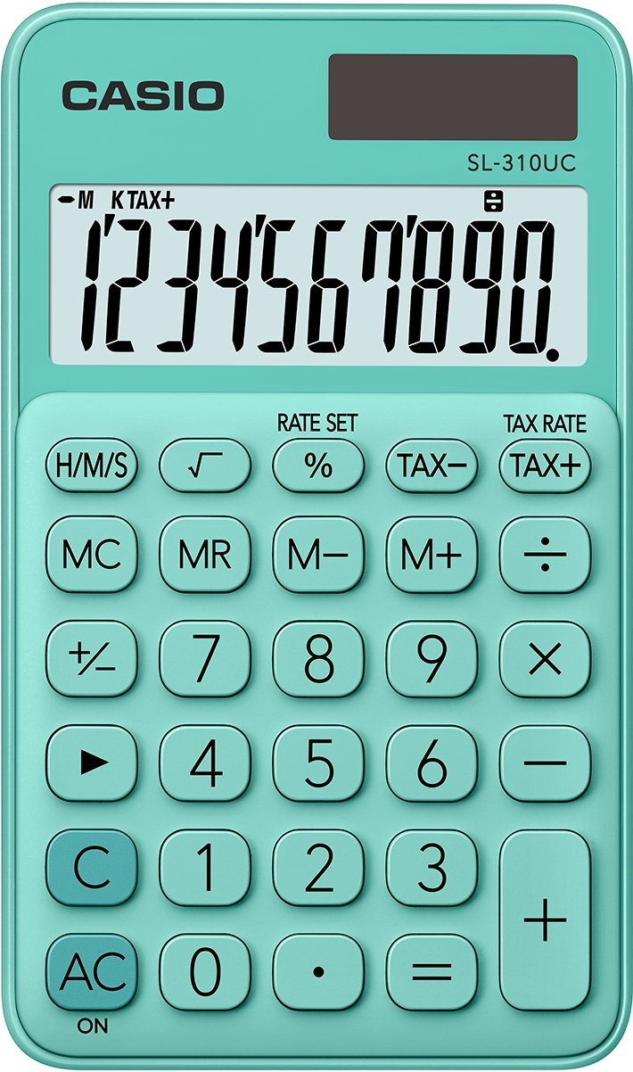 Casio Calculadora De Oficina Verde Sl-310uc-Gn