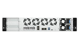 Qnap Ts-H1073bxeu-Rp-8g Nas System 8+2-Bay Nvme Ssd Sata Nas Redundante Fuente De Alimentación