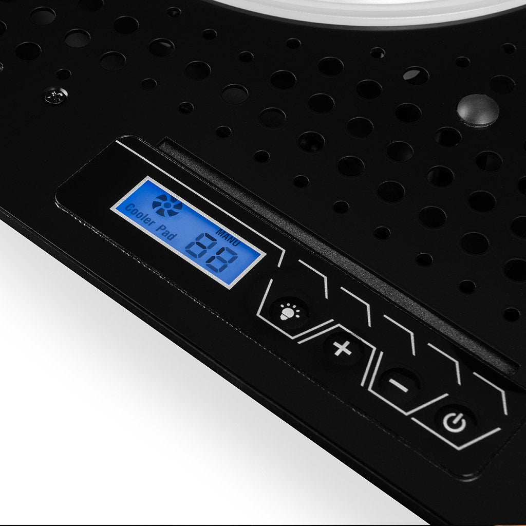 Soporte De Refrigeración Para Portátil Negro Modecom Cf18 Rgb Silent Fan