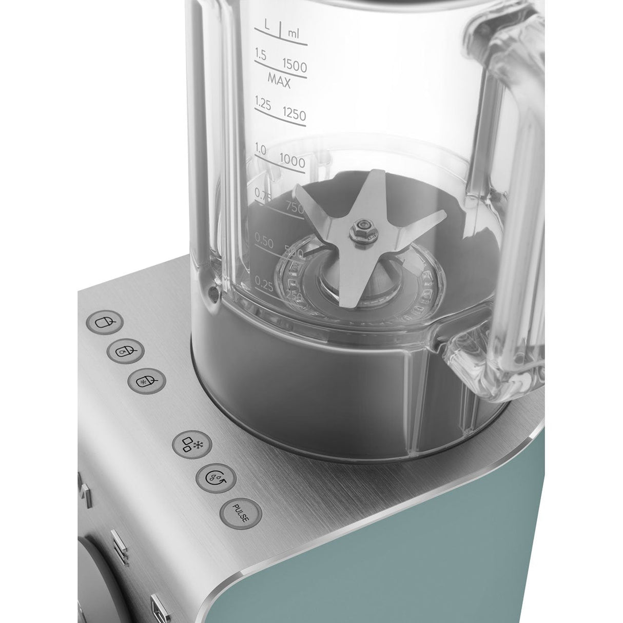 EAN 8017709333164 - Smeg BLC02EGMEU licuadora 1,5 L Batidora de vaso 1400 W Aluminio, Verde imagen 5