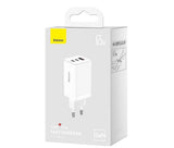 Baseus Gan5 Pro 2xusb-C + Usb, 65w (Biala)