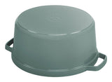 Staub La Cocotte 24cm Round, Eukalyptus, Cast Iron
