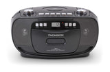 Thomson Rk200cd Radio Cd Con Casete - Negro
