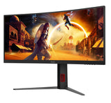 Monitor Aoc 34" Cu34g4 21:09 Hdmi+Dp Negro Red