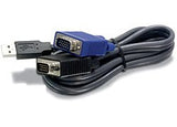 EAN 0710931304367 - Trendnet TK-CU15 cable para video, teclado y ratón (kvm) Negro 4,5 m imagen 1