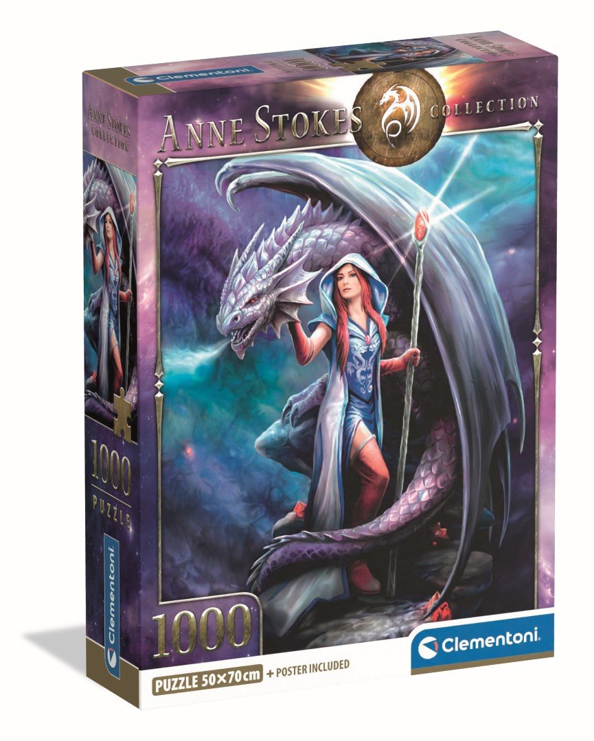 Puzzle Dragon Mage Anne Stokes 1000pzs