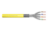 Cable De Instalación S-Ftp Cat 7a, 1500 Mhz Cca (En 50575), Awg 22/1, Bobina De 1000 M, Sx, Amarillo