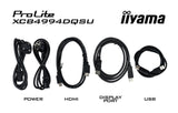 Iiyama Prolite Xcb4994dqsu-B1 124 Cm 49 Pulgadas), Negro (Mate), Dqhd, Va, Curved, Hdmi, Dp, Usb-C, Usb-Hub, 120hz Panel) Xcb4994dqsu-B1