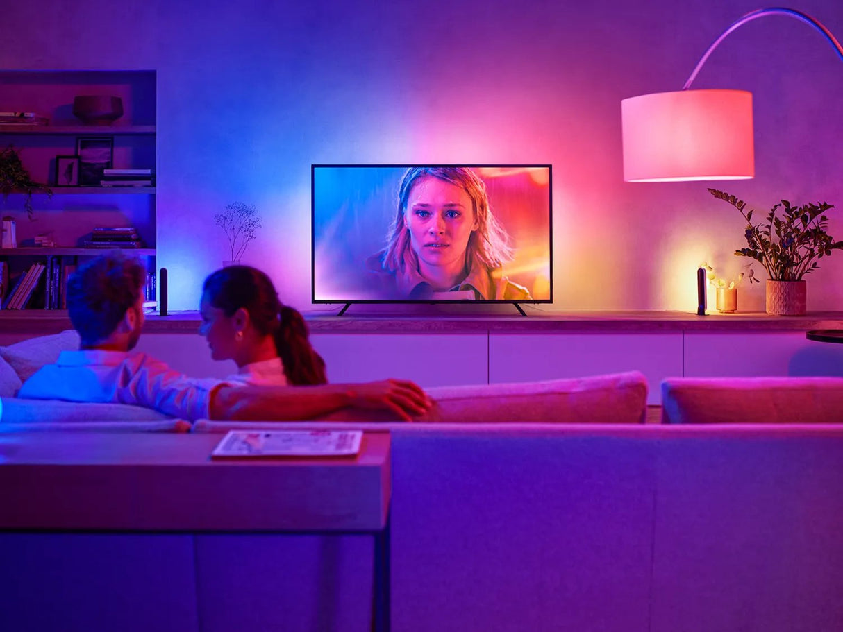 Tira Led Inteligente Para Tv Philips Hue Play Gradient Lightstrip 75'' Precisa Philips Hue Bridge Y Hue Sync