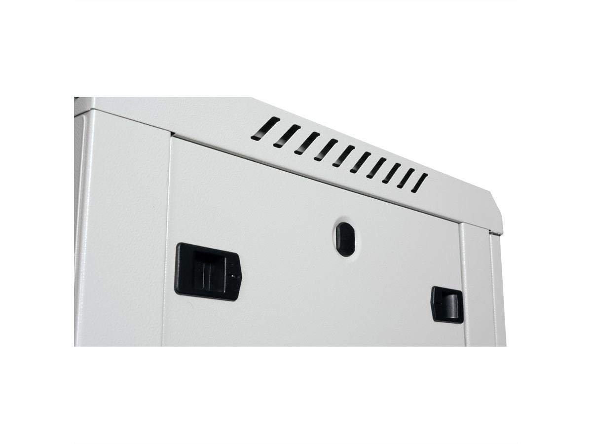 Roline 19-Zoll Wandgehuse Basic Plus 18he, 600x450 Bxt Grau