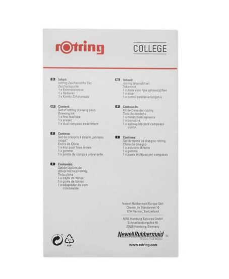 Rotring College Set Rotulador De Punta Fina