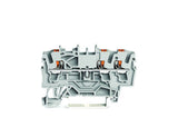 Wago 2202-1301 3-Leiter-Durchgangsklemme ,Mit Drcker,2,5mm,Grau
