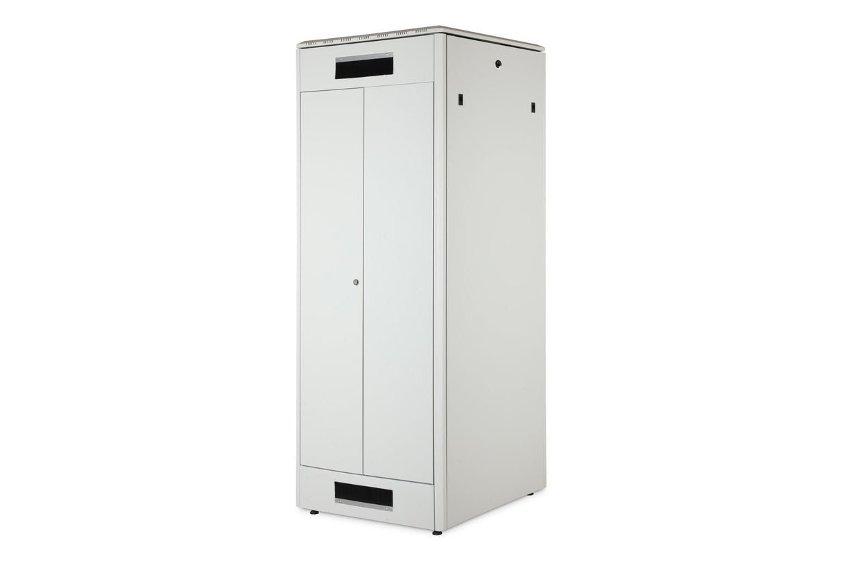 Armario De Red De 42ua Unique, 2053x800x800 Mm Puerta Frontal Acristalada Dos Hojas, Gris