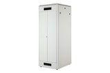 Armario De Red De 42ua Unique, 2053x800x800 Mm Puerta Frontal Acristalada Dos Hojas, Gris