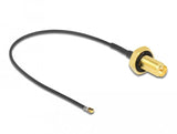 Delock Cable De Antena Rp-Sma Hembra Am Einbau A Mhf® 4l Lk Macho 1.37 10 Cm