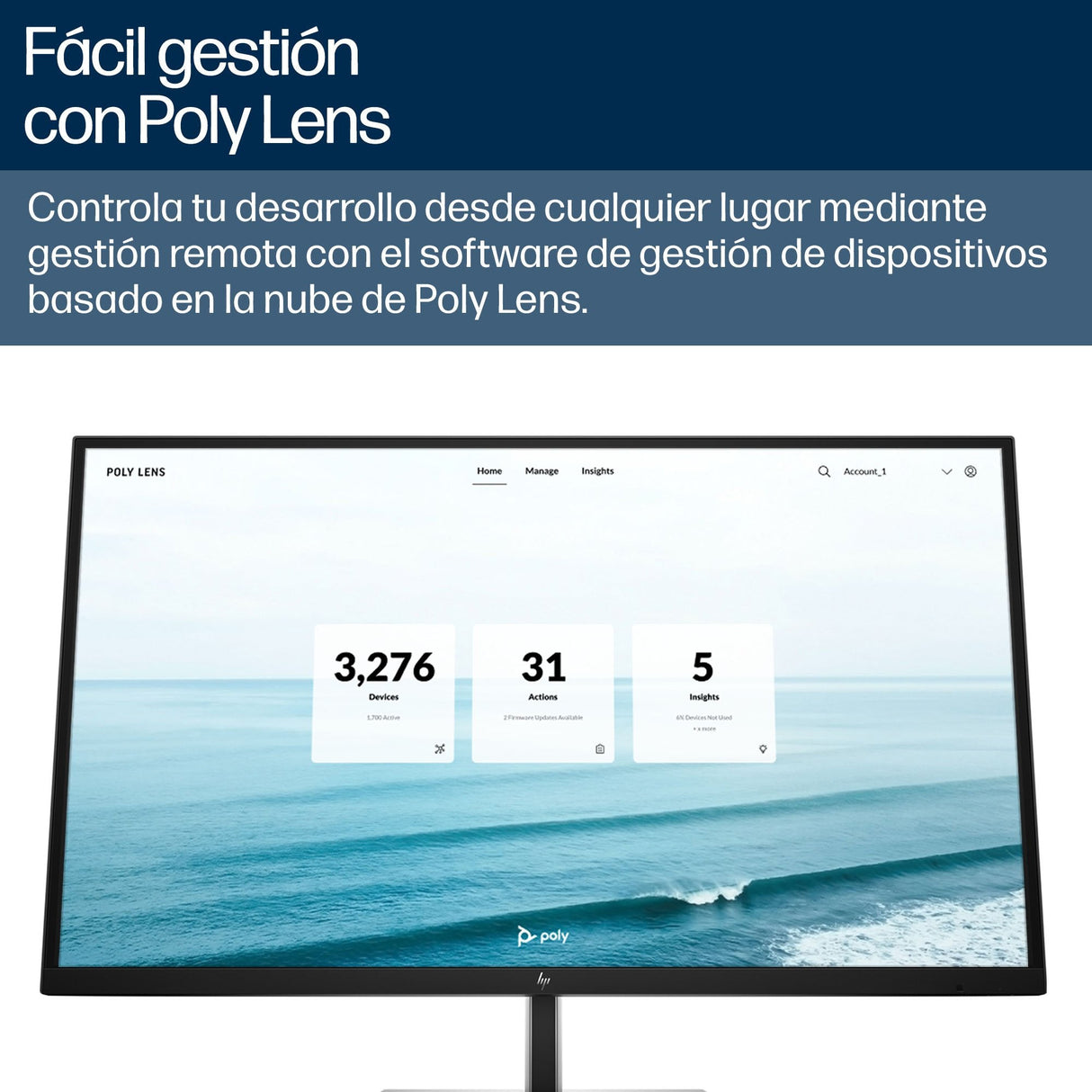 Poly Barra De Vídeo Studio V52 Sin Radio Ni Cable De Alimentación Taa