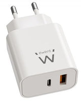 EAN 8052101435412 - Ewent EW1318 cargador de dispositivo móvil Universal Blanco Corriente alterna Interior imagen 1