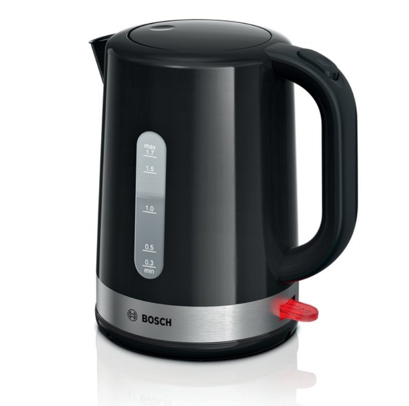 EAN 4242005365791 - Bosch TWK6A513 tetera eléctrica 1,7 L 2200 W Negro, Acero inoxidable imagen 1