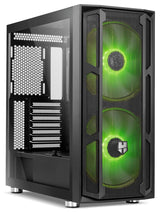Caja Pc Nox Torre Atx Hummer Nova Argb 2xven 200mm Argb/Control Led/Lateralcristaltemplad Nxhummernova