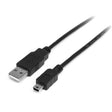 EAN 0065030845557 - StarTech.com USB2HABM1M cable USB USB 2.0 Mini-USB B 0,48 Gbit/s imagen 1