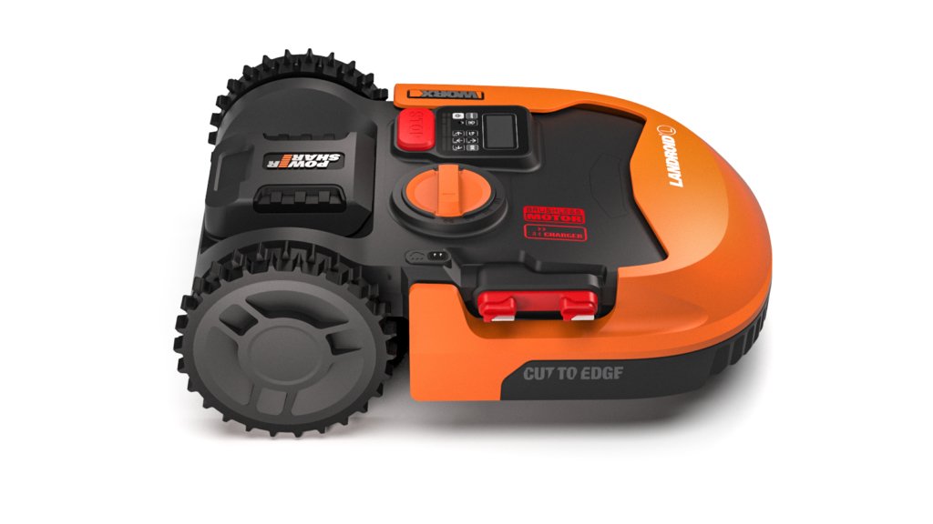 Worx Wr155e, Robot Cortacésped, 22 Cm, 3 Cm, 6 Cm, 62 Db, Negro, Naranja