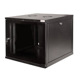 19" Wallmount Soho Box 12u 540*550, Flatpack, Negro