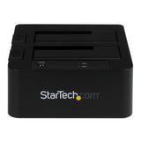 Startech.Com Dual-Bay Usb 3.0 Esata To Sata Hard Drive Docking Station Usb Hard Drive Dock External 2.53.5 Sata Iiiiii Ssdhdd Docking Station Hot-Swap Hard Drive Bays Top-Loading Controlador De Almacenamiento 2.5" 3.5" Sata 6gb/S Esata 6gb/