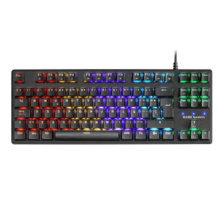 EAN 4718009158528 - Mars Gaming MKXTKLBES teclado Juego USB QWERTY Negro imagen 2