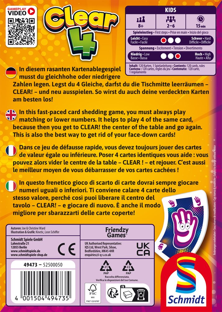 EAN 4001504494735 - Schmidt Spiele 49473 juego de cartas imagen 2