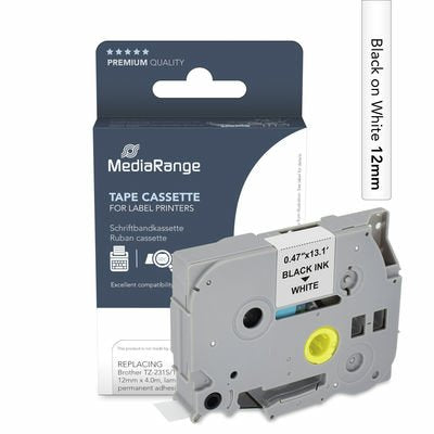 Cinta Mediarange Aprox. Brother Tz-231s Tze-231s 12mm 4ms