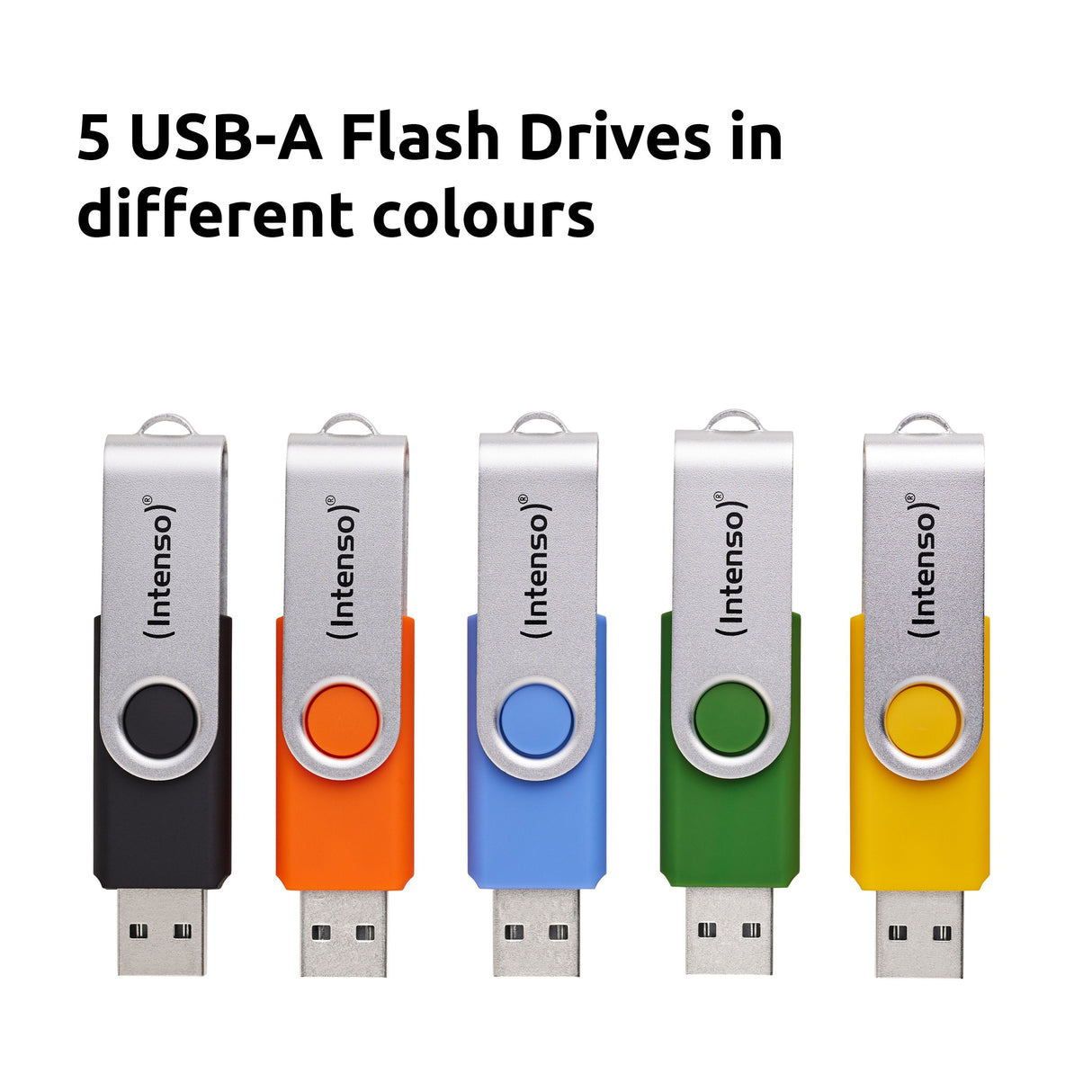 Intenso Office Line        256gb Usb Stick 3.2  Multipack X5 Bunt
