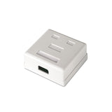 Aisens Roseta De Superficie Rj45 Cat.6 Utp 2 Tomas - Blanco