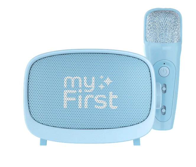 Altavoz Bluetooth Myfirst Voice 2  Microfono Individual - Mp3 - Efectos Vocales - Azul