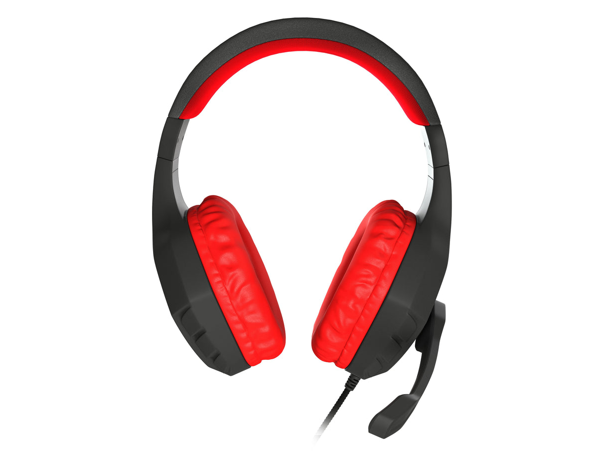 Auriculares Con Microfono Genesis Argon 200 Gaming Rojos Mini Jack 3.5mm X2