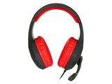 Auriculares Con Microfono Genesis Argon 200 Gaming Rojos Mini Jack 3.5mm X2