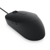 Dell Raton Con Cable Laser - Ms3220, Negro