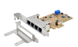 Pci-Express Etherne Karte 1 Gigabit Pcie X4 A 4xethernet 1gigabit