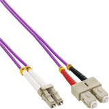 Inline® Fiber Optical Duplex Cable Lc/Sc 50/125?M Om4 10m