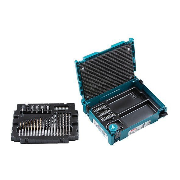Juego De Brocas  65 Piezas, Makpac Case Makita B-69478